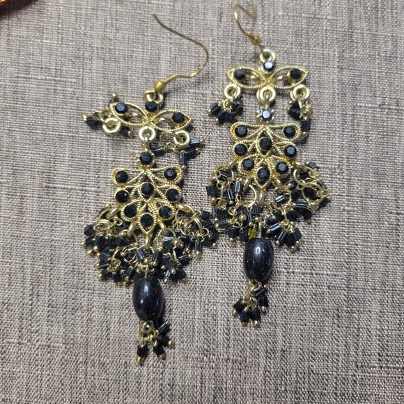 Colorful Indian Style Bangle and Earring Set - Picture 7 of 8